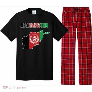 Afghanistan Map Flag Emblem Pajama Set