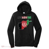 Afghanistan Map Flag Emblem Women's Hoodie thumb 0