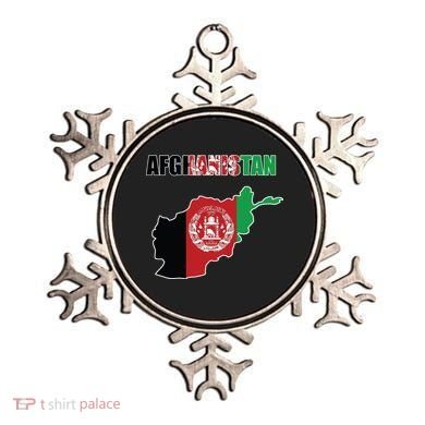 Afghanistan Map Flag Emblem Ornament
