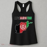 Afghanistan Map Flag Emblem Women's Tank Top thumb 3