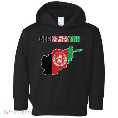 Afghanistan Map Flag Emblem Toddler Hoodie