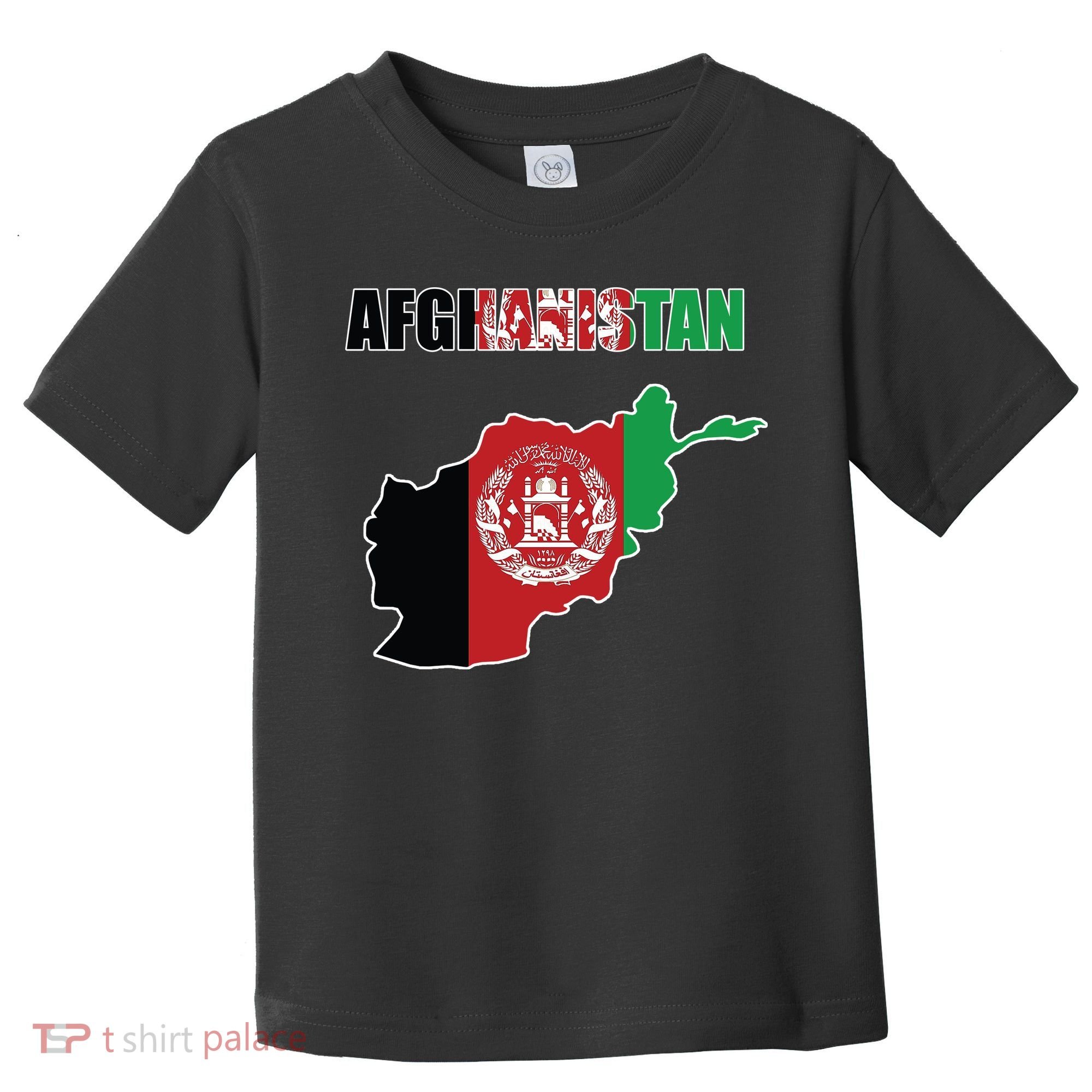 Afghanistan Map Flag Emblem Toddler T-Shirt