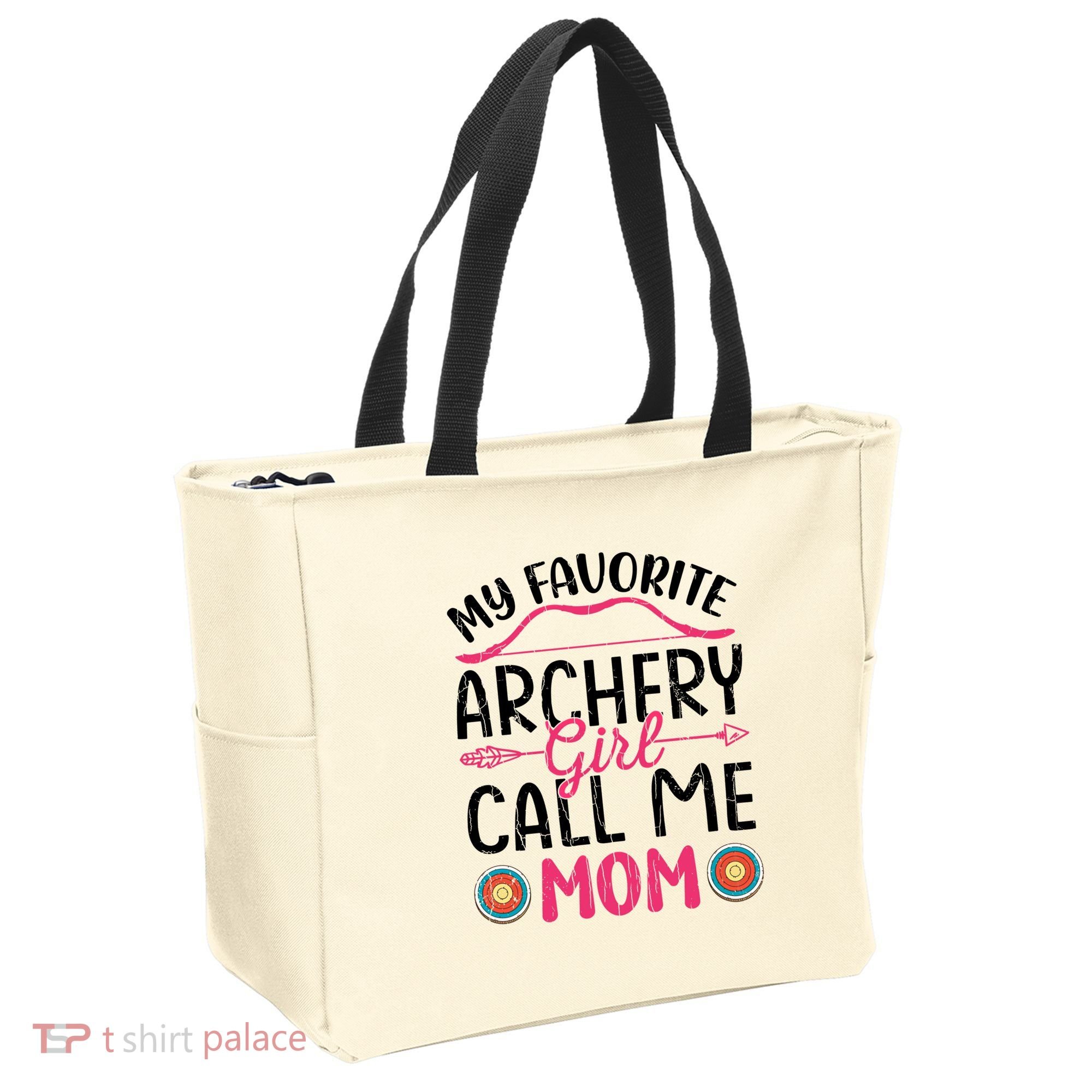 Archery Mom Funny Archer Arrow Bow Hunting Graphic Great Gift Tote Bag