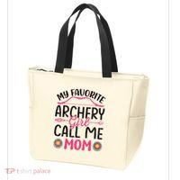 Archery Mom Funny Archer Arrow Bow Hunting Graphic Great Gift Tote Bag thumb 3
