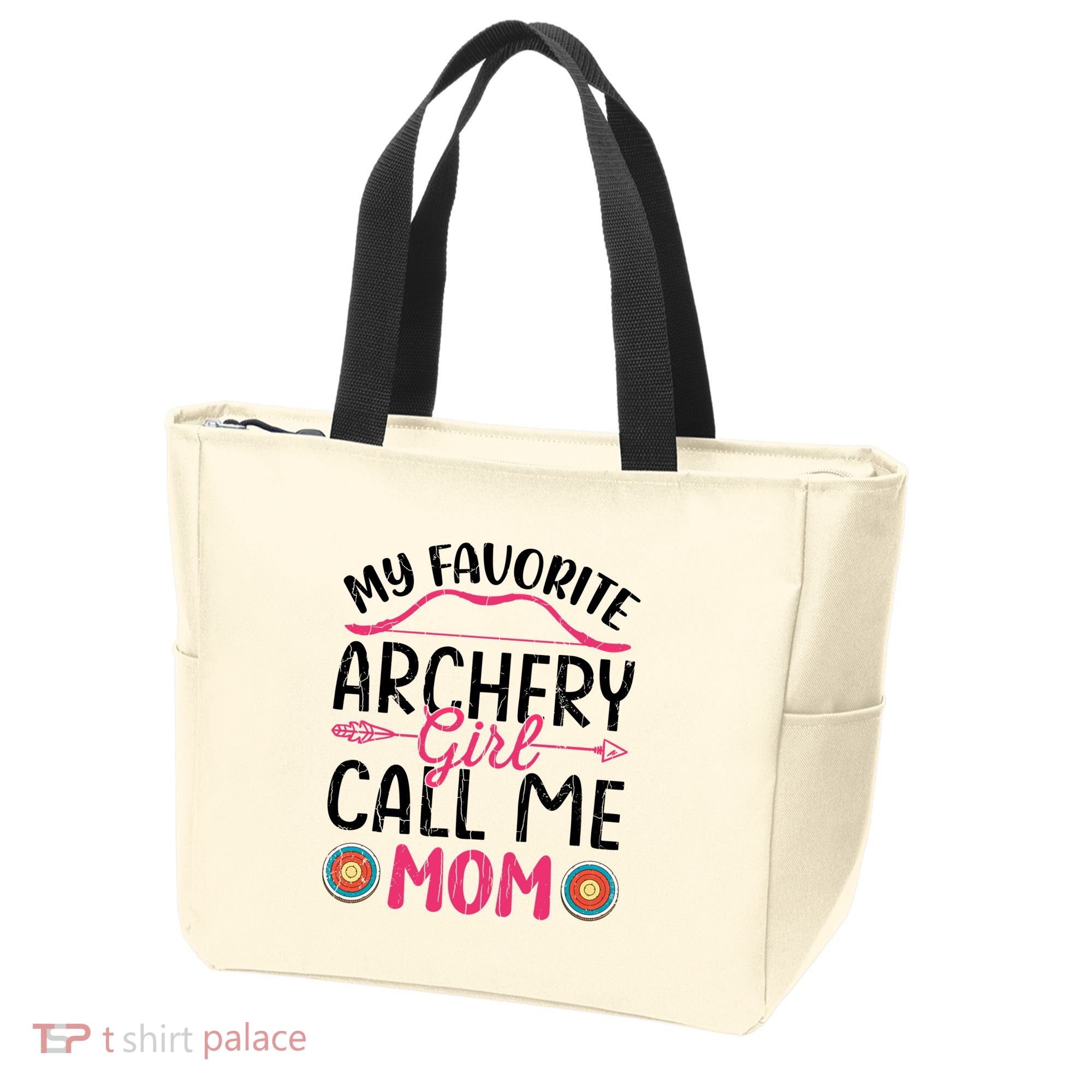 Archery Mom Funny Archer Arrow Bow Hunting Graphic Great Gift Tote Bag
