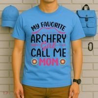 Archery Mom Funny Archer Arrow Bow Hunting Graphic Great Gift T-Shirt thumb 5