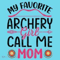 Archery Mom Funny Archer Arrow Bow Hunting Graphic Great Gift Button thumb 1