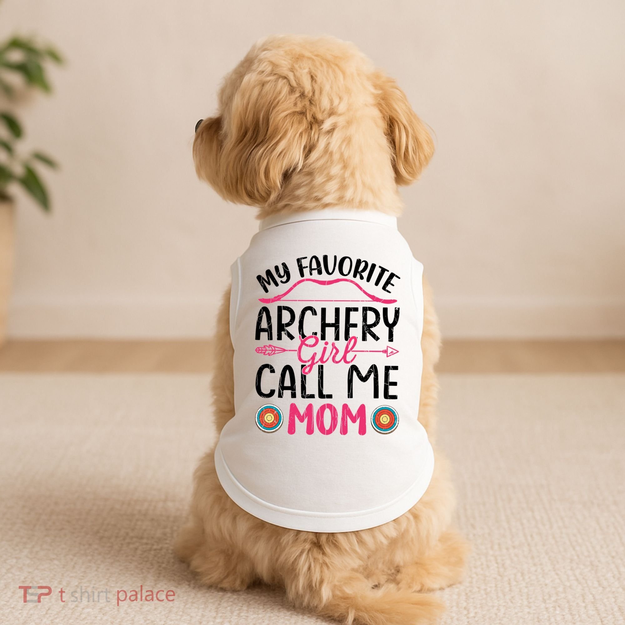 Archery Mom Funny Archer Arrow Bow Hunting Graphic Great Gift Doggie Tank