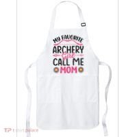 Archery Mom Funny Archer Arrow Bow Hunting Graphic Great Gift Apron thumb 0