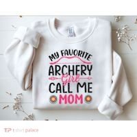 Archery Mom Funny Archer Arrow Bow Hunting Graphic Great Gift Sweatshirt thumb 2