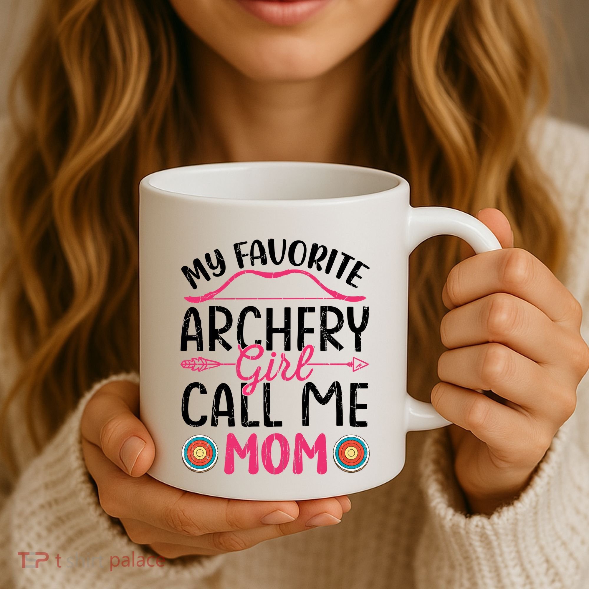 Archery Mom Funny Archer Arrow Bow Hunting Graphic Great Gift Coffee Mug