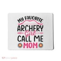 Archery Mom Funny Archer Arrow Bow Hunting Graphic Great Gift Mousepad thumb 0
