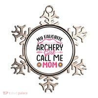 Archery Mom Funny Archer Arrow Bow Hunting Graphic Great Gift Ornament thumb 0