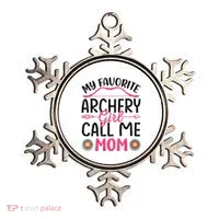 Archery Mom Funny Archer Arrow Bow Hunting Graphic Great Gift Ornament thumb 0