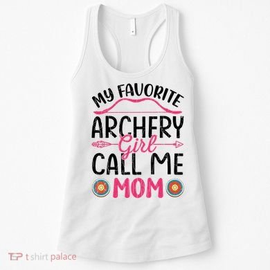Archery Mom Funny Archer Arrow Bow Hunting Graphic Great Gift Women's Tank Top