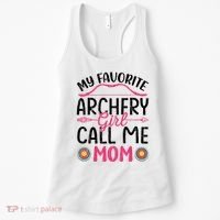 Archery Mom Funny Archer Arrow Bow Hunting Graphic Great Gift Women's Tank Top thumb 0