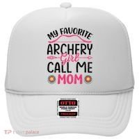 Archery Mom Funny Archer Arrow Bow Hunting Graphic Great Gift Hat thumb 0