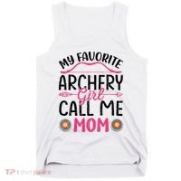 Archery Mom Funny Archer Arrow Bow Hunting Graphic Great Gift Tank Top thumb 0
