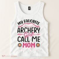 Archery Mom Funny Archer Arrow Bow Hunting Graphic Great Gift Tank Top thumb 2