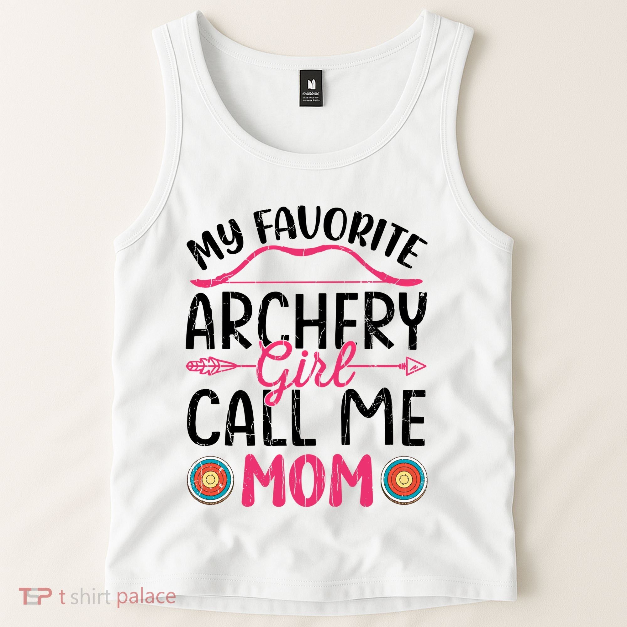 Archery Mom Funny Archer Arrow Bow Hunting Graphic Great Gift Tank Top