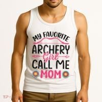 Archery Mom Funny Archer Arrow Bow Hunting Graphic Great Gift Tank Top thumb 3