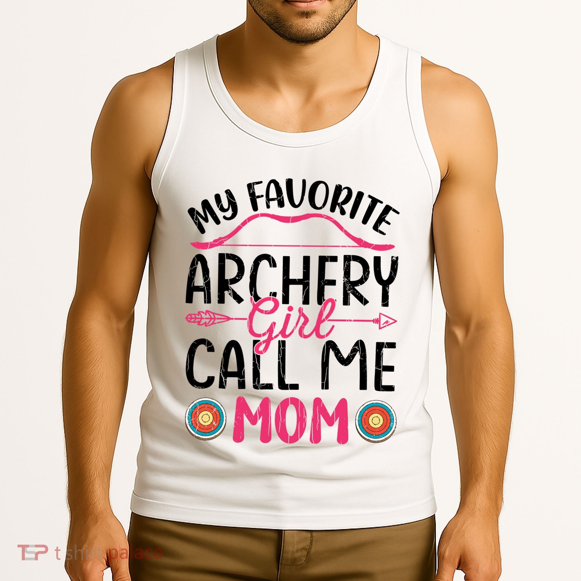 Archery Mom Funny Archer Arrow Bow Hunting Graphic Great Gift Tank Top