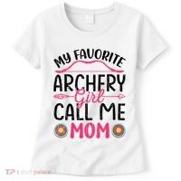 Archery Mom Funny Archer Arrow Bow Hunting Graphic Great Gift Women's T-Shirt thumb 0