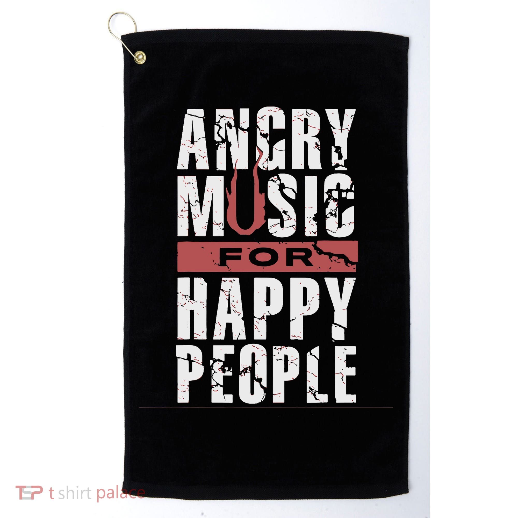 Angry Music For Happy People Golf Towel