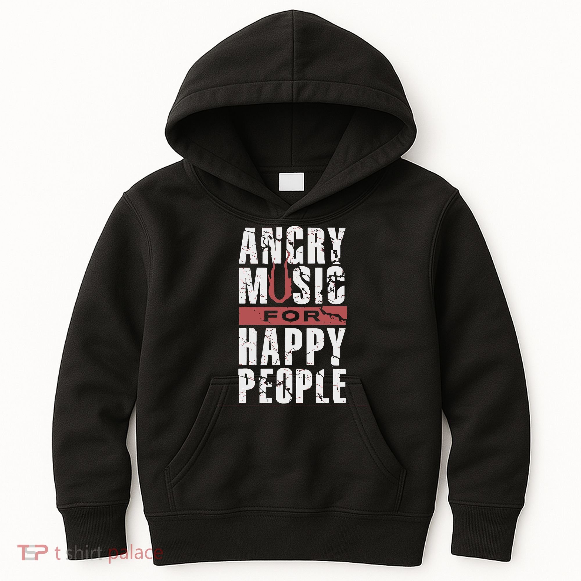 Angry Music For Happy People Kids Hoodie