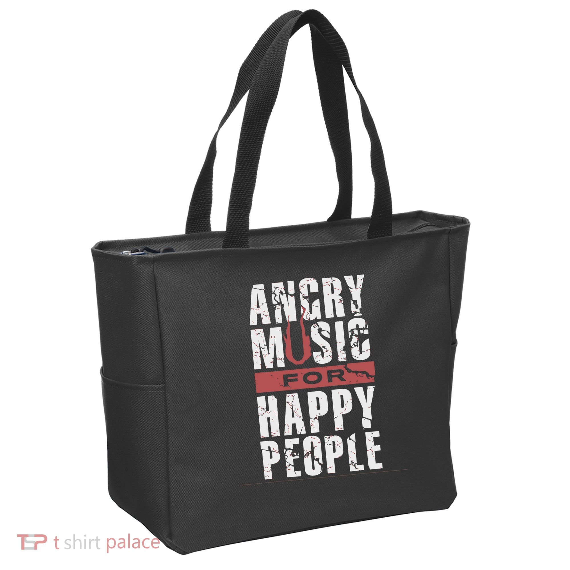 Angry Music For Happy People Tote Bag