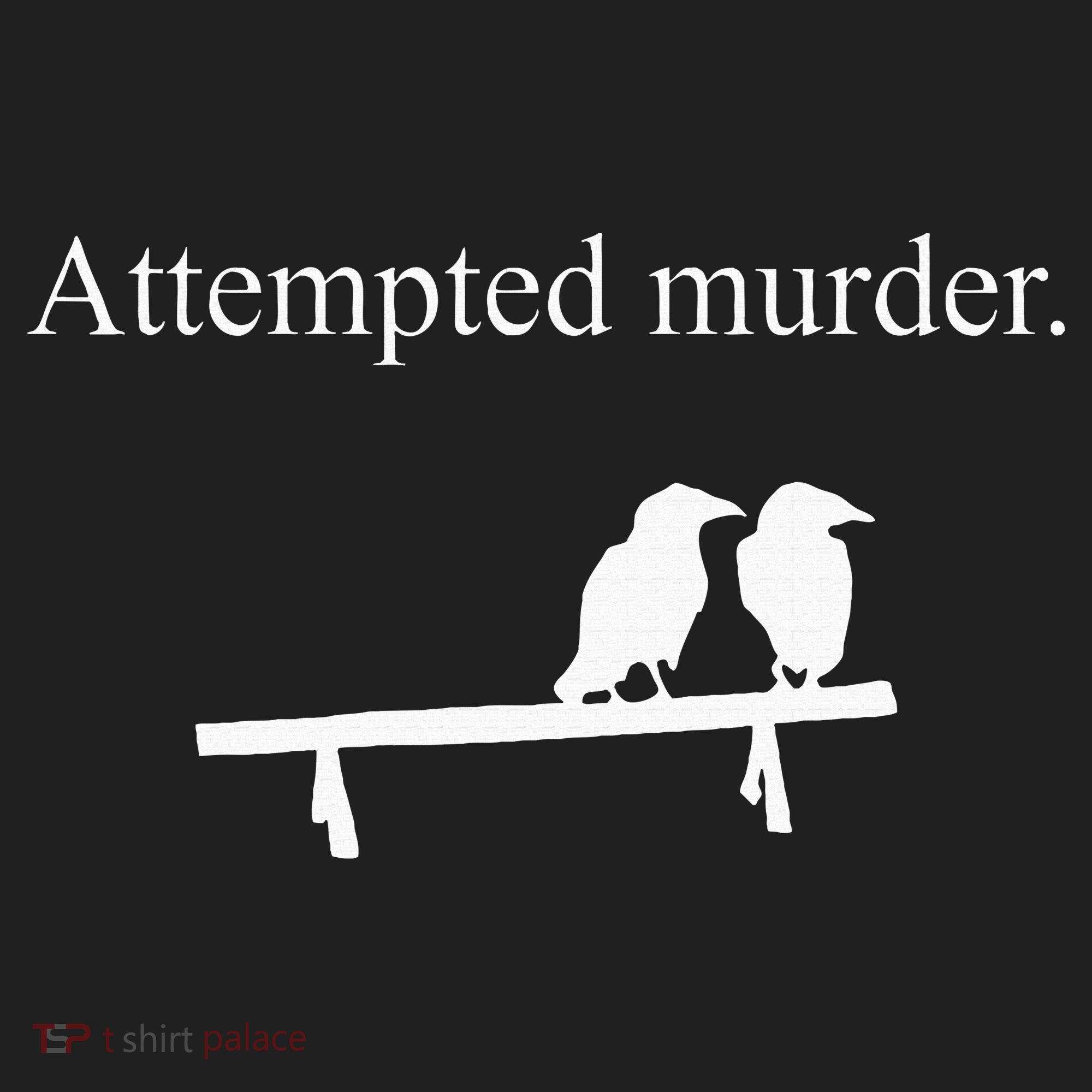Attempted Murder Funny Sarcasm Crows Ornithology Hat