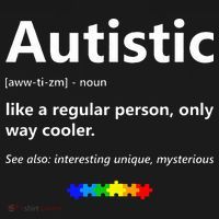 Autistic Meaning Funny Autism Awareness Month Doggie Tank thumb 4