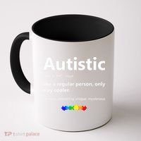 Autistic Meaning Funny Autism Awareness Month Coffee Mug thumb 0