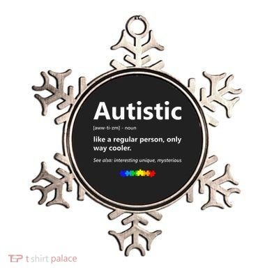 Autistic Meaning Funny Autism Awareness Month Ornament