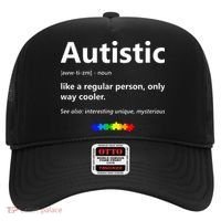 Autistic Meaning Funny Autism Awareness Month Hat thumb 0