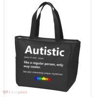 Autistic Meaning Funny Autism Awareness Month Tote Bag thumb 3