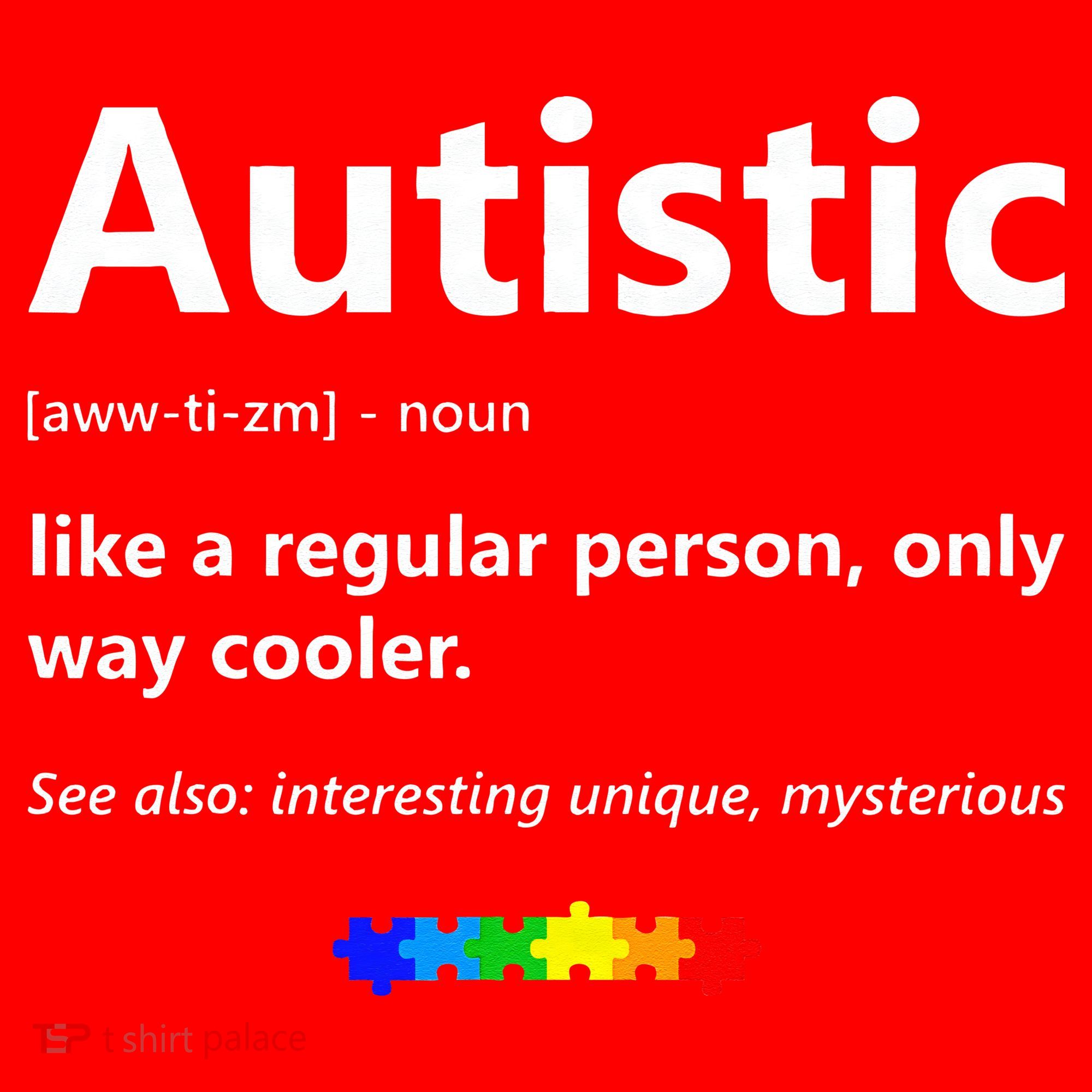 Autistic Meaning Funny Autism Awareness Month Santa Hat