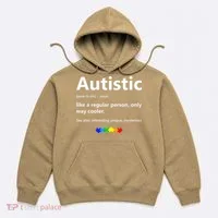 Autistic Meaning Funny Autism Awareness Month Hoodie thumb 0