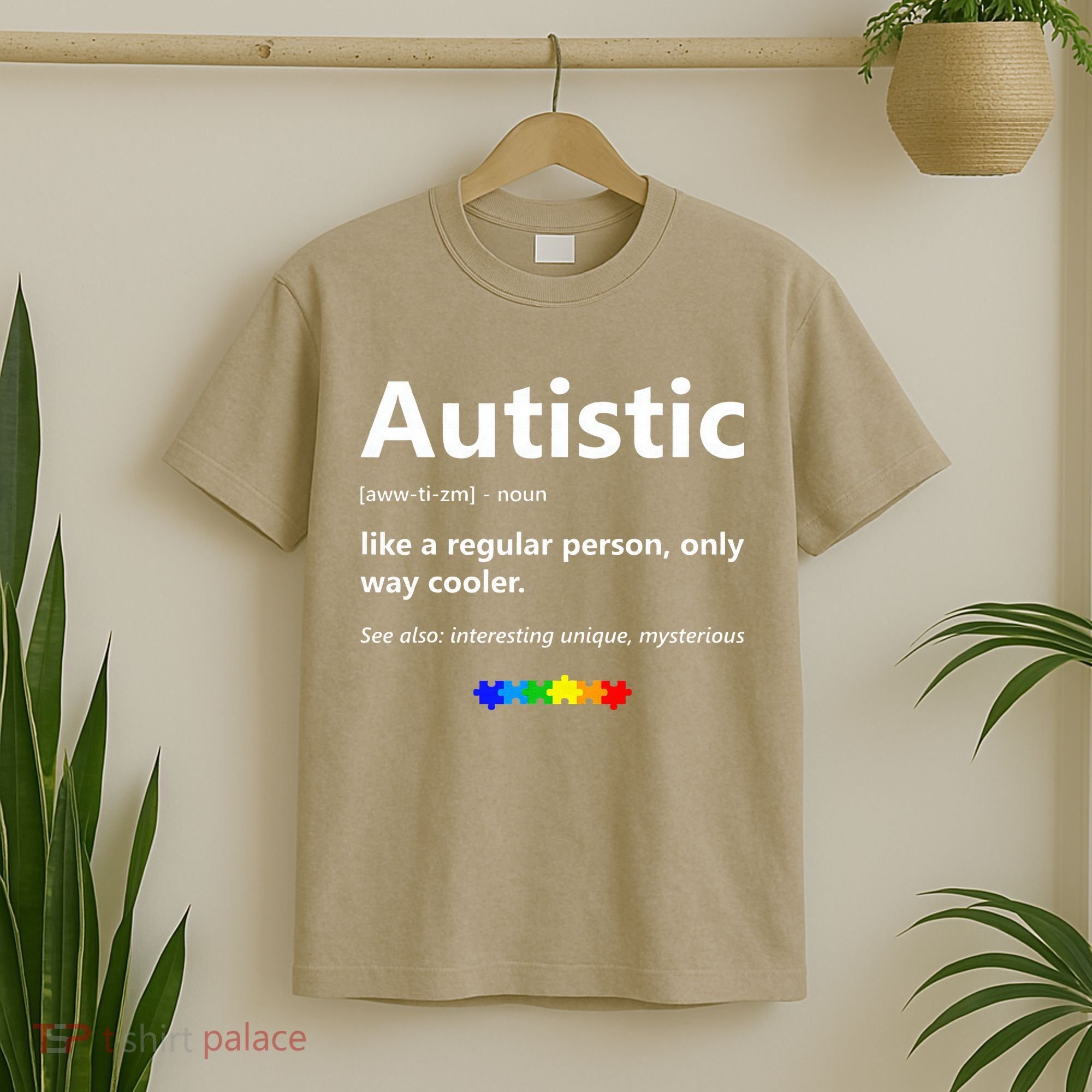 Autistic Meaning Funny Autism Awareness Month T-Shirt