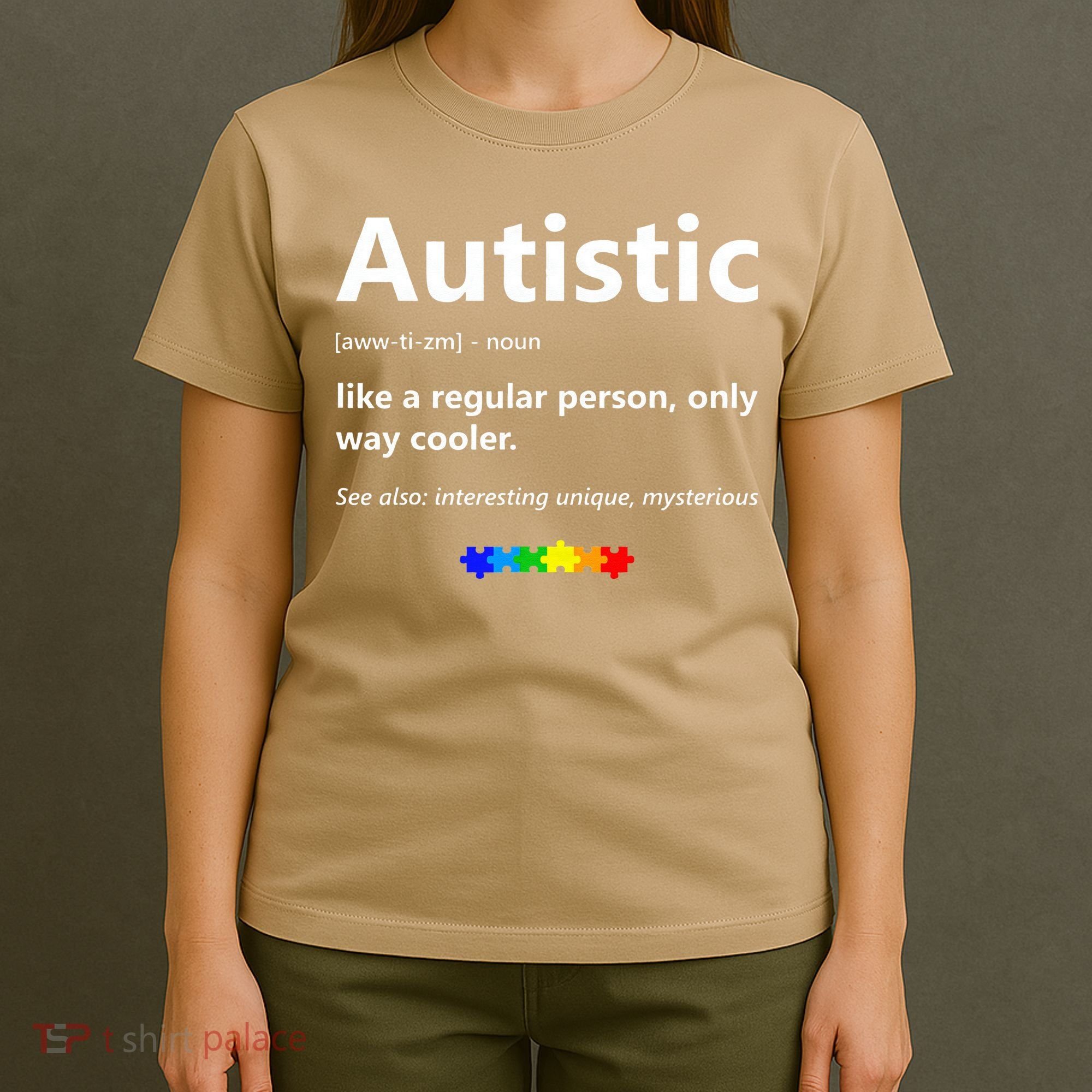 Autistic Meaning Funny Autism Awareness Month T-Shirt