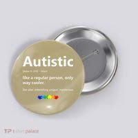 Autistic Meaning Funny Autism Awareness Month Button thumb 0