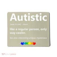 Autistic Meaning Funny Autism Awareness Month Mousepad thumb 0
