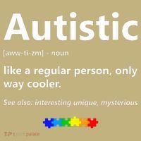 Autistic Meaning Funny Autism Awareness Month Kids T-Shirt thumb 2