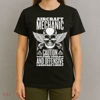 Aircraft Mechanic Flying Tools And Offensive Language, Plane T-Shirt thumb 4