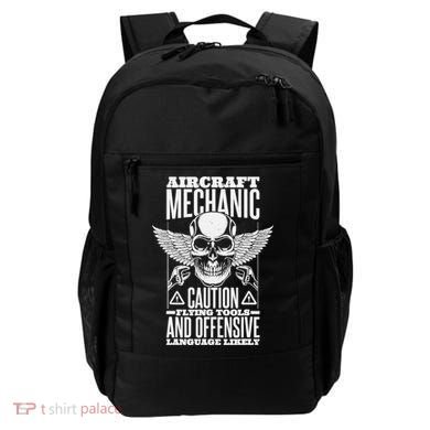 Aircraft Mechanic Flying Tools And Offensive Language, Plane Backpack