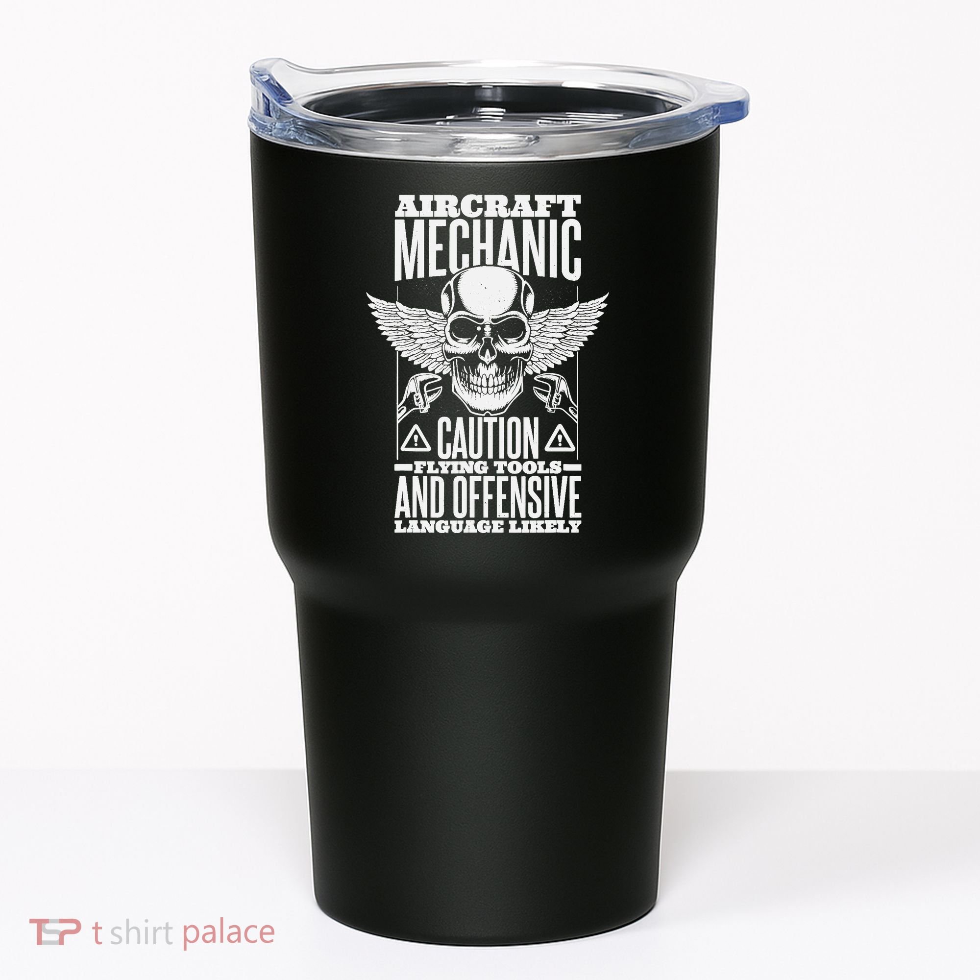 Aircraft Mechanic Flying Tools And Offensive Language, Plane Tumbler