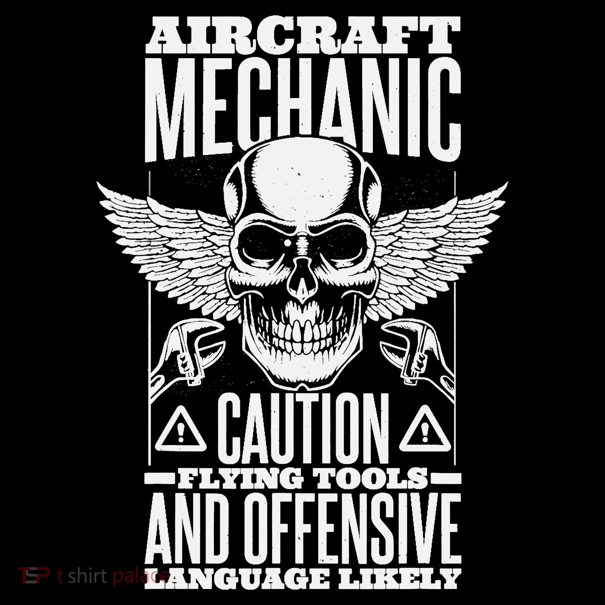 Aircraft Mechanic Flying Tools And Offensive Language, Plane Kids Long Sleeve Shirt