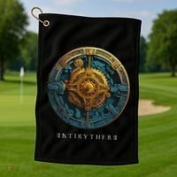 Antikythera Mechanism Greek Computer Ancient Greece Golf Towel thumb 1