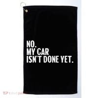 Auto Mechanic Garage Joke For Car Guy Lover Racer Enthusiast Golf Towel thumb 0