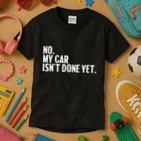 Auto Mechanic Garage Joke For Car Guy Lover Racer Enthusiast Kids T-Shirt thumb 3